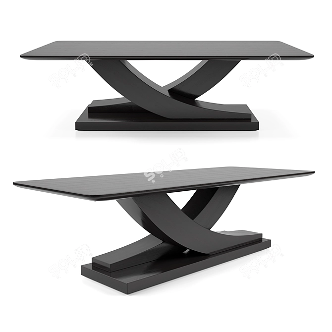 Serra Chris-cross 10-Seater Table 3D model image 1