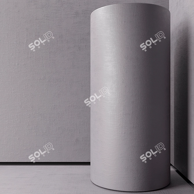 Seamless Decorative Plaster 3D model image 3