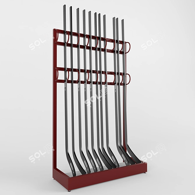 Locker Room Hockey Furniture: Versatile and Stylish 3D model image 3