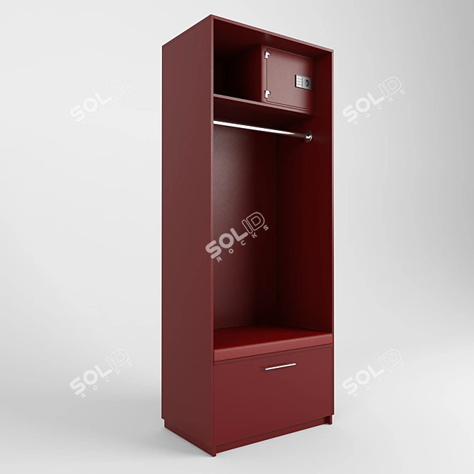 Locker Room Hockey Furniture: Versatile and Stylish 3D model image 5