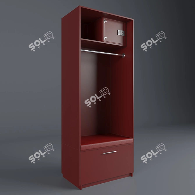 Locker Room Hockey Furniture: Versatile and Stylish 3D model image 11