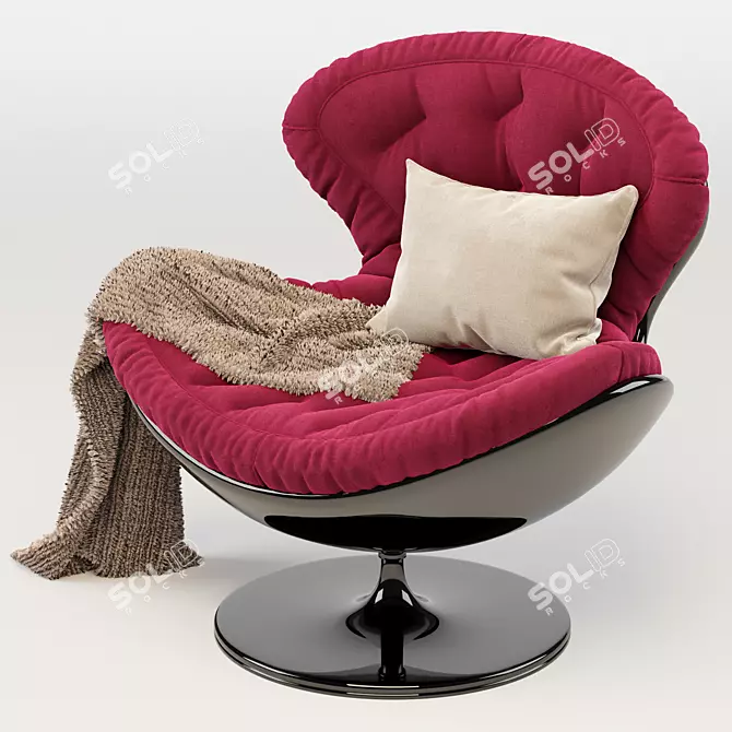 Jetsons Armchair: Modern, Stylish, and Luxurious! 3D model image 4