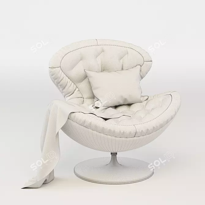 Jetsons Armchair: Modern, Stylish, and Luxurious! 3D model image 5