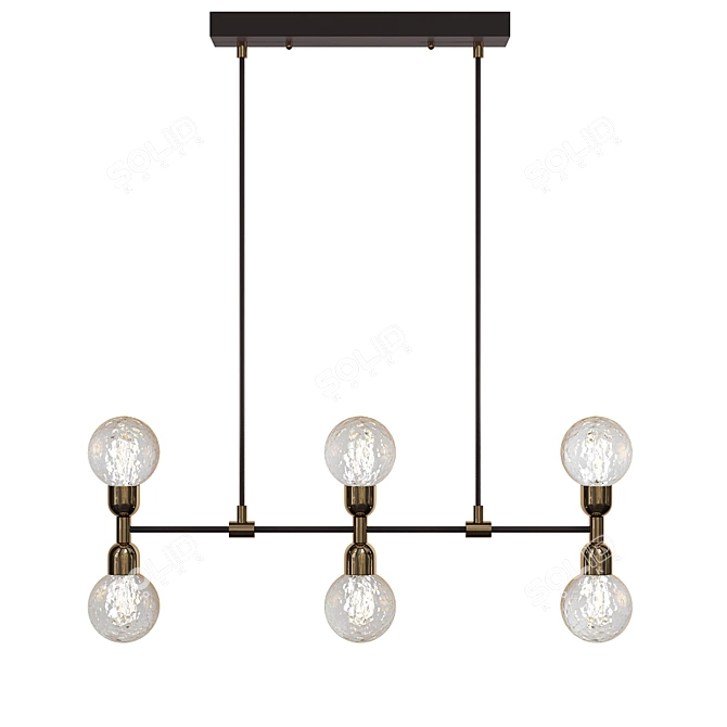 Sleek Design Lamp Dum Long 3D model image 1