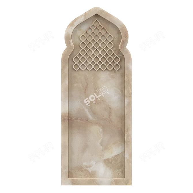 Elegant OM Arch Marble AM132 3D model image 1