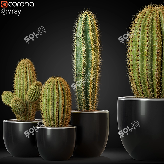 Versatile Plants Collection: 258 Varieties 3D model image 1