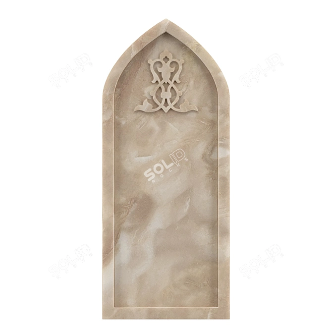 Elegant Marble Archway AM146 3D model image 1