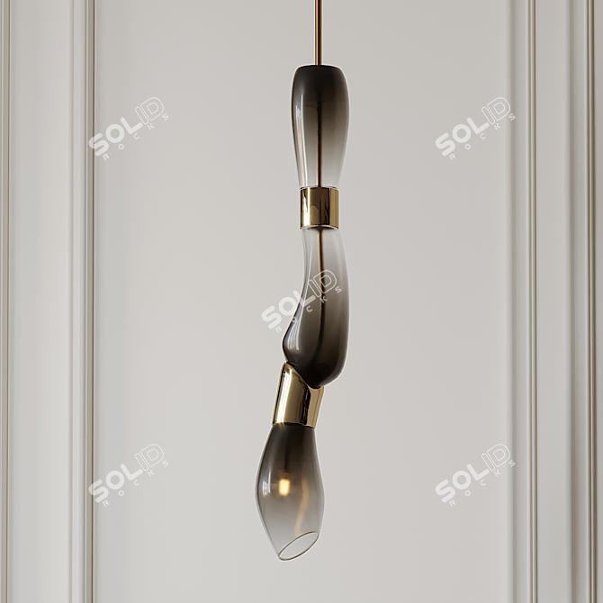 De Cotiis Pendant Lamp: Vincenzo's Timeless Elegance 3D model image 2