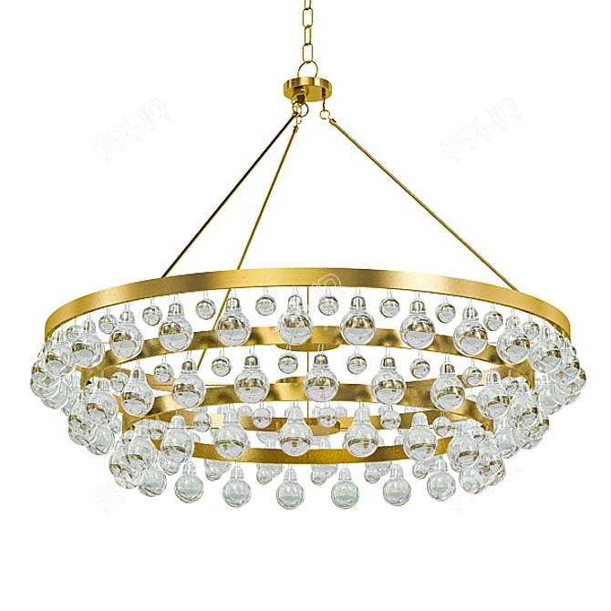 Modern Chandelier Collection - Set of 25 3D model image 4