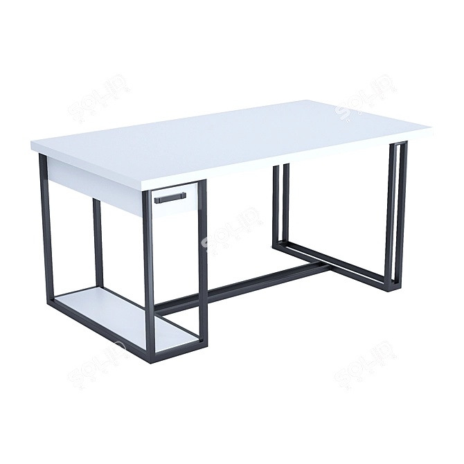 Modern Office Table 3D model image 2