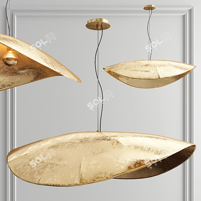 Exclusive Chandelier Collection: Gervasoni, Luce Plan, Faro, Lederam 3D model image 2