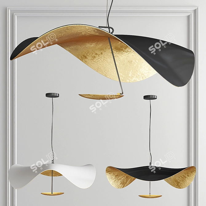 Exclusive Chandelier Collection: Gervasoni, Luce Plan, Faro, Lederam 3D model image 3