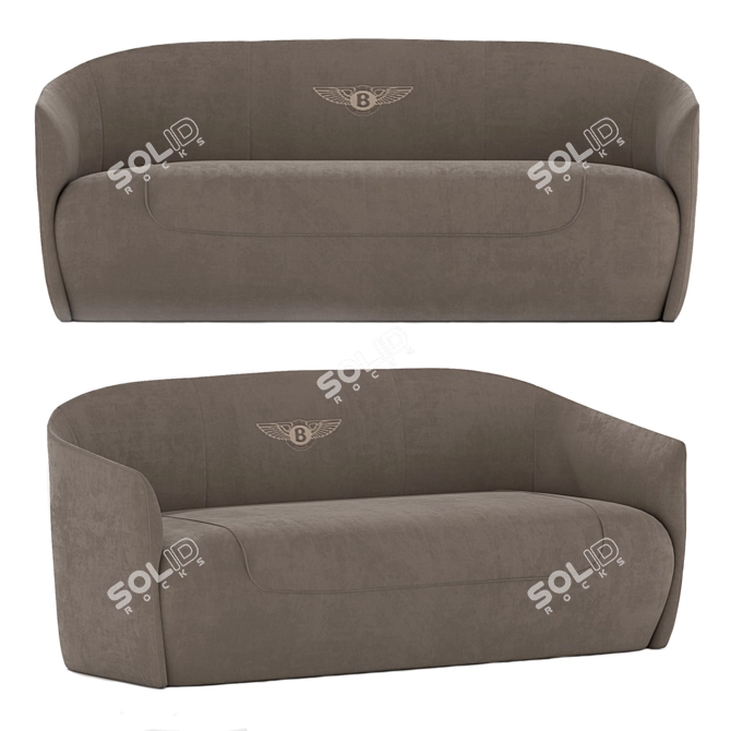  Bentley Home Collection Sofa 3D model image 1