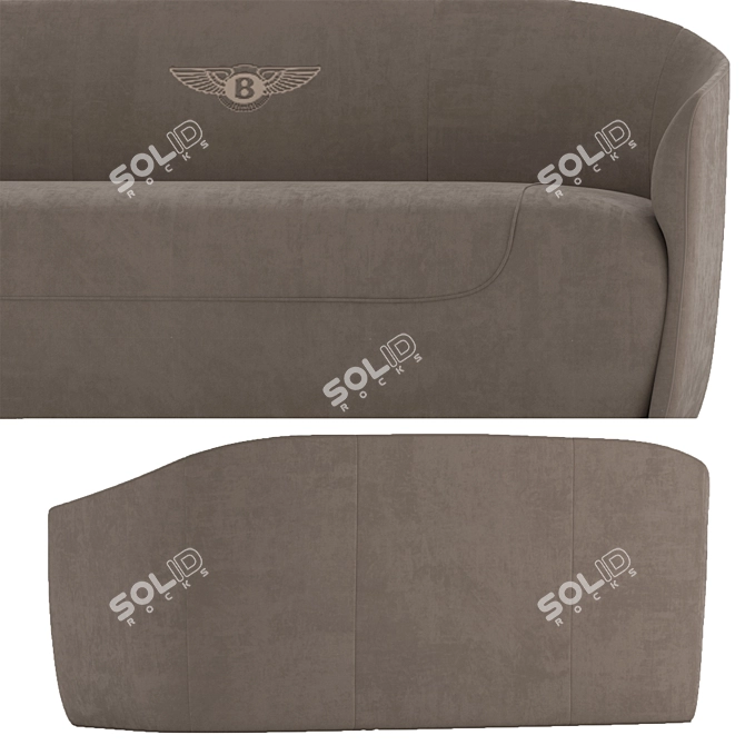  Bentley Home Collection Sofa 3D model image 2