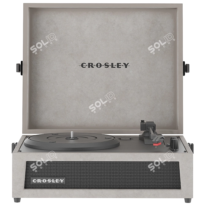 Crosley Voyager: Analog Sound Meets Modern Tech! 3D model image 2