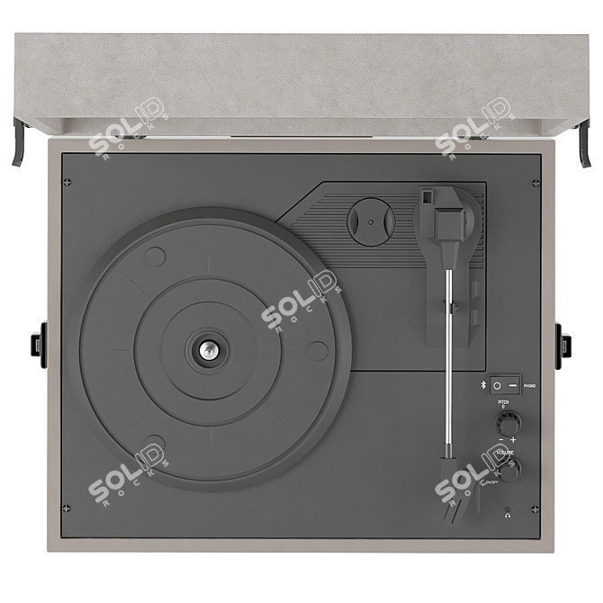 Crosley Voyager: Analog Sound Meets Modern Tech! 3D model image 3