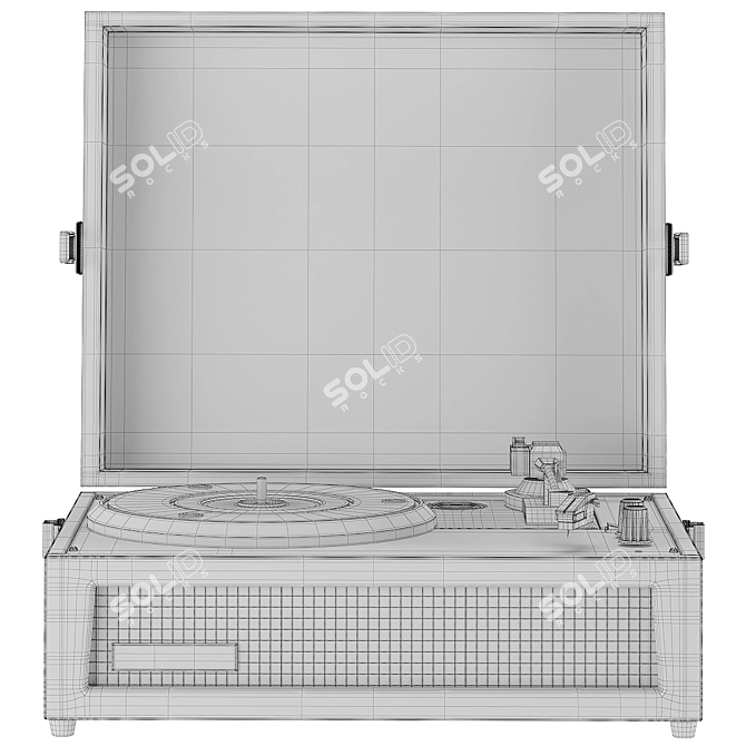 Crosley Voyager: Analog Sound Meets Modern Tech! 3D model image 5