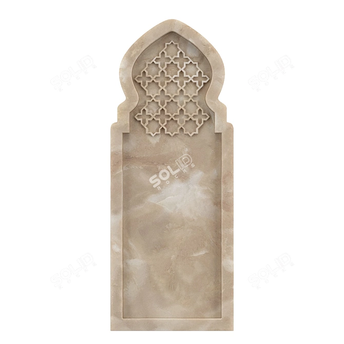 Elegant OM Arch Marble AM153 3D model image 1