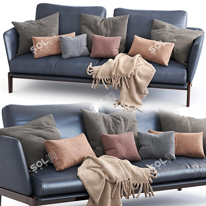 Modern Chelsea Sofa: Molteni & C Edition 3D model image 4