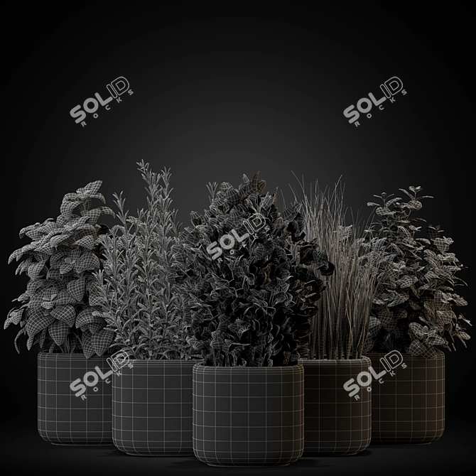 Green Oasis: 261 Exquisite Plants 3D model image 3