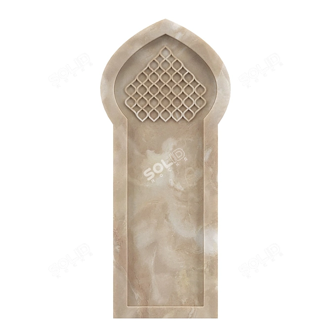 Elegant OM Arch Marble AM162 3D model image 1