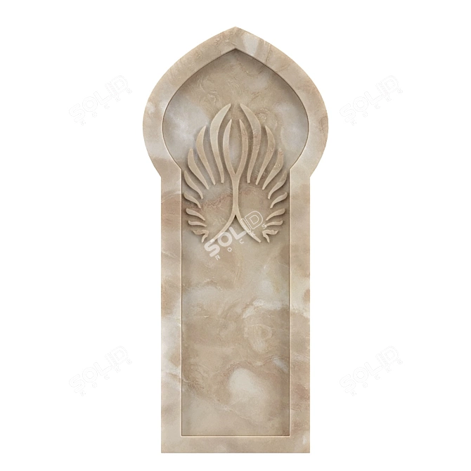 Elegant OM Arch Marble AM165 3D model image 1