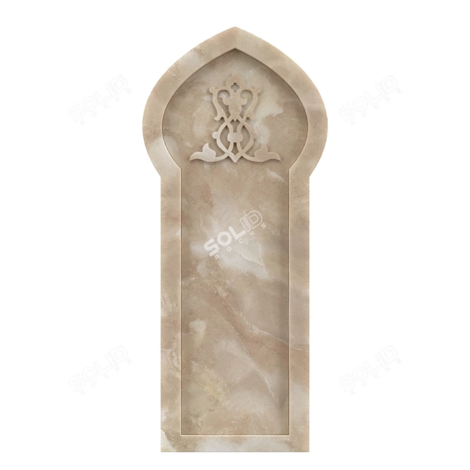 Elegant OM Arch Marble AM167 3D model image 1