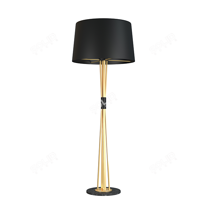 DelightFull Miles Floor Lamp 3D model image 1