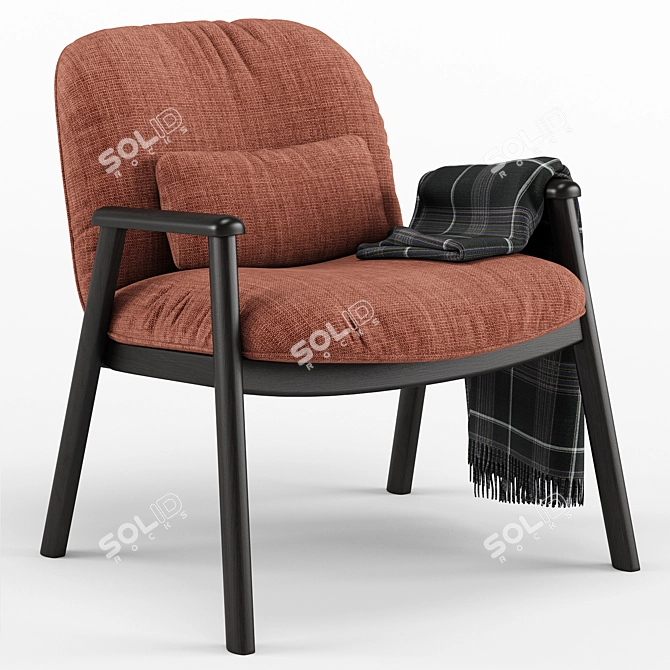 Baltimora: Stylish Armchair Perfection 3D model image 1