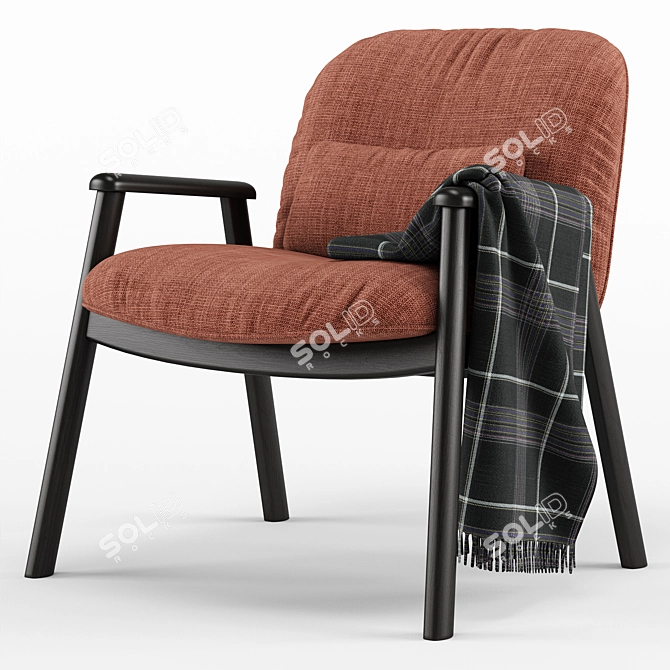 Baltimora: Stylish Armchair Perfection 3D model image 2