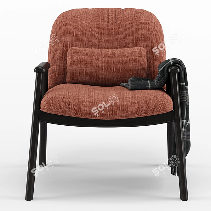 Baltimora: Stylish Armchair Perfection 3D model image 3