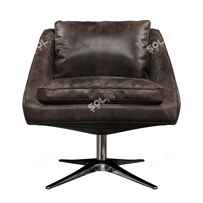 Urban Comfort: Timothy Oulton Armchair 3D model image 2