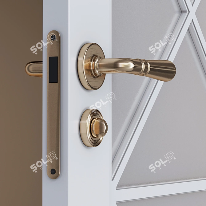 Solo4 Classic Italian Doors 3D model image 2