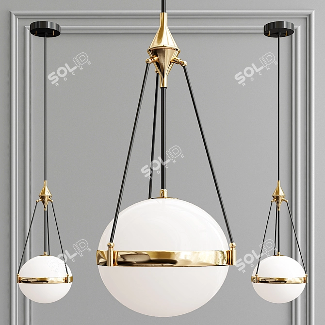 Elegance Defined: Pendant Lights Collection 3D model image 4