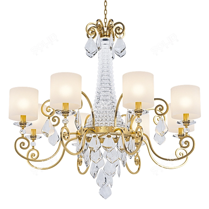 Contemporary Chandelier Collection 3D model image 3