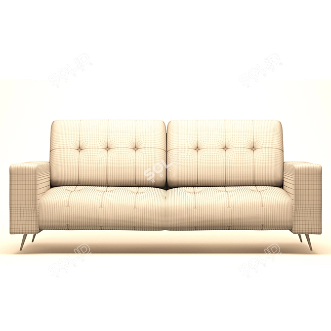 Elegant Charles Sofa: Bellus 3D model image 3