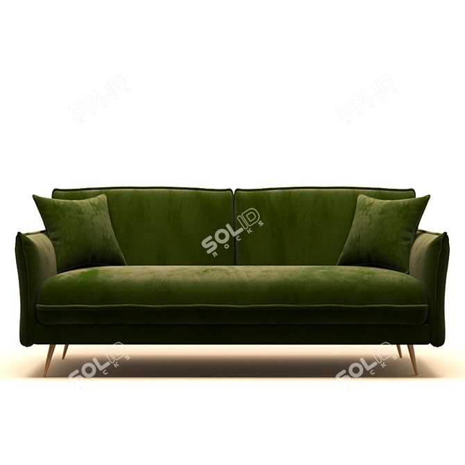 Smogen Bellus Sofa: Stylish & Comfortable 3D model image 1