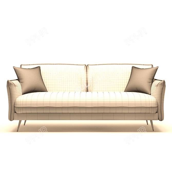 Smogen Bellus Sofa: Stylish & Comfortable 3D model image 3