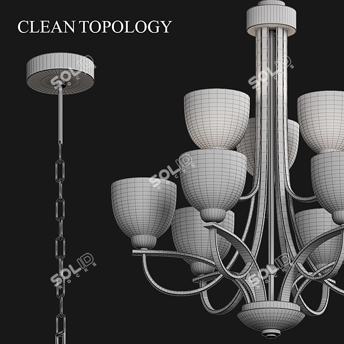 Versatile 3D Light Fixture 3D model image 3