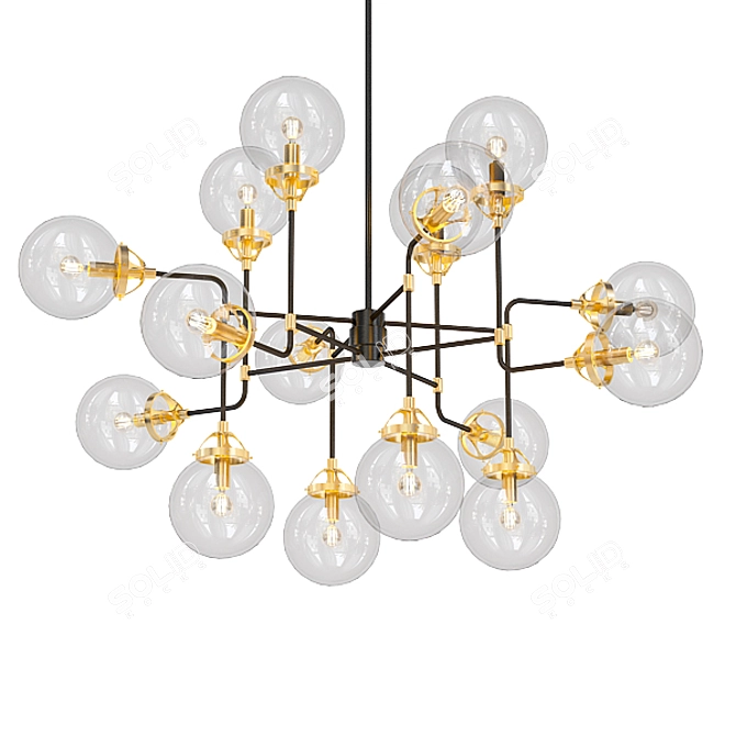 Modern Chandelier Collection 3D model image 2