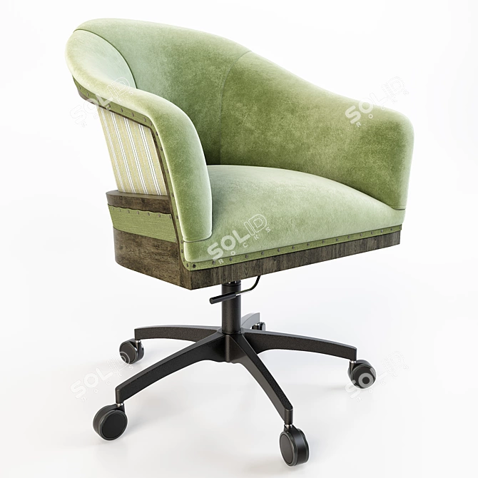 Elegant DOR Chair by CREARTE 3D model image 1