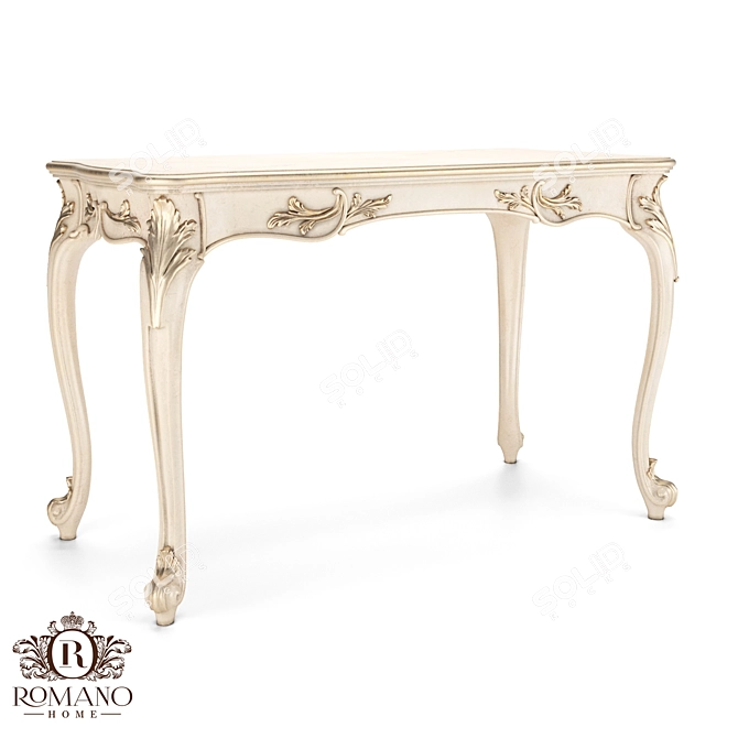 Elegant Josephine Console: Exclusive Handcrafted Design 3D model image 1