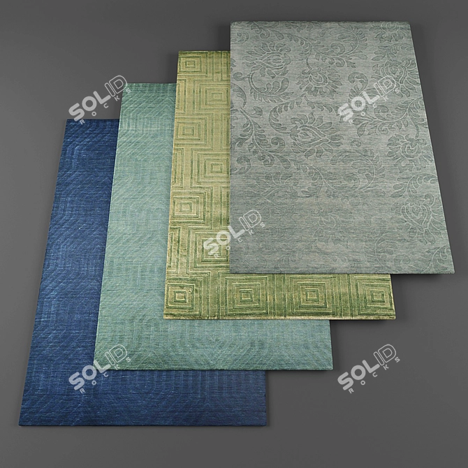 Rizzy Home Rugs: Elegant Collection 3D model image 1