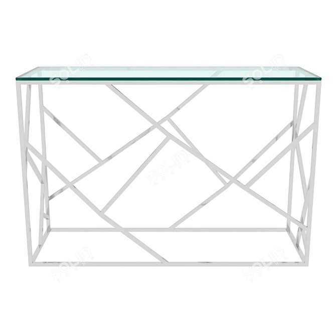 Glamor Console Table: Modern Elegance 3D model image 2