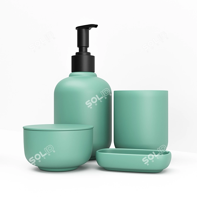 Versatile Bathroom Essentials Set 3D model image 3