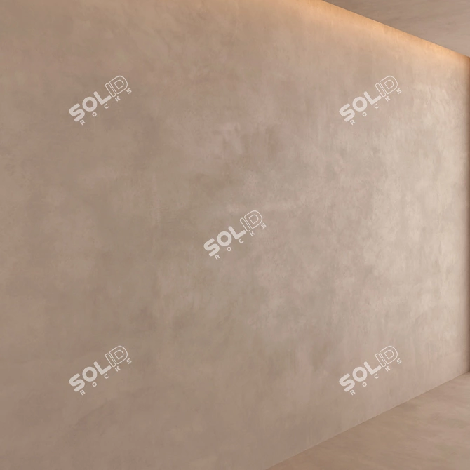 Decorative Concrete Texture Kit 3D model image 2