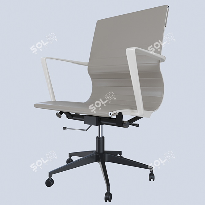 Sleek Executive Office Chair 3D model image 1