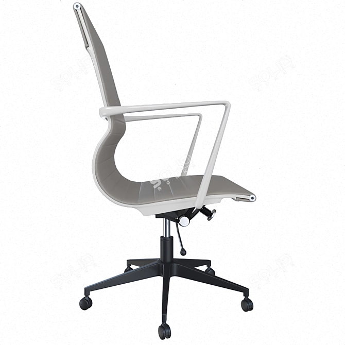 Sleek Executive Office Chair 3D model image 5