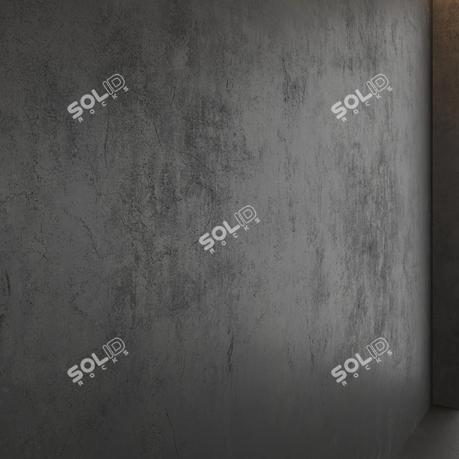 High-Quality Decorative Concrete 3D model image 3