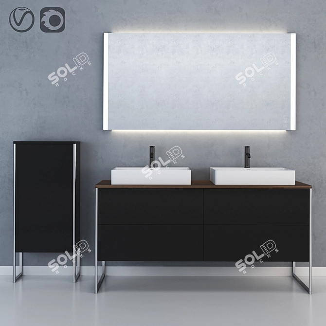 Duravit XSquare Collection 3D model image 1